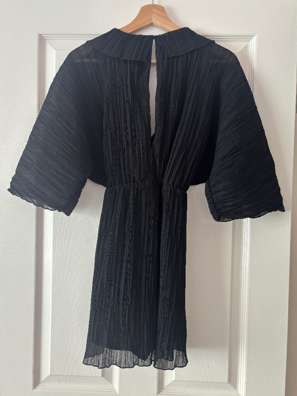 Zara Short Pleated Jumpsuit - Black Size XS - Picture 5 of 11